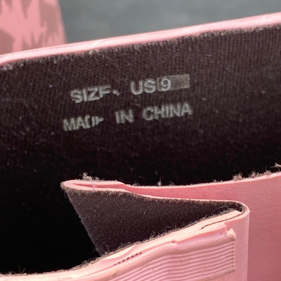 Y2K Juicy Couture PINK SCOTTIE DOG WELLIES TALL SAMMY RAIN BOOTS 9 WELLINGTON - Picture 9 of 14